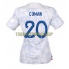 Original Fußballtrikot Frankreich Kingsley Coman 20 Auswärtstrikot WM 2022 Für Damen